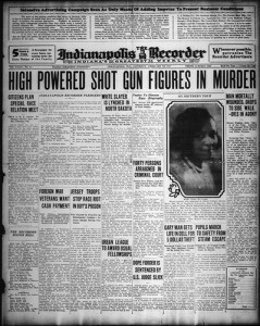 Indianapolis Recorder, February 7, 1931 (used with permission -- click for searchable PDF)