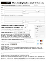 Microfilm Small Order Form (918KB PDF)