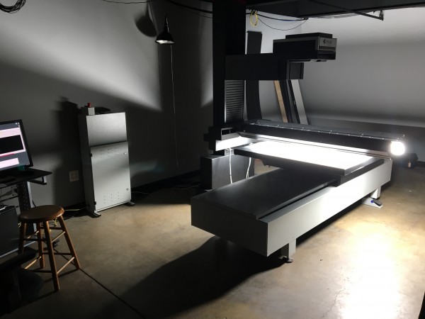 Creekside Digital's CRUSE Synchron Table 4.0 Scanner takes up an entire room of our Glen Arm, Maryland production facilities.